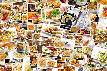 様々な料理の写真